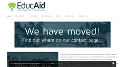 Desktop Screenshot of educaid.org.uk